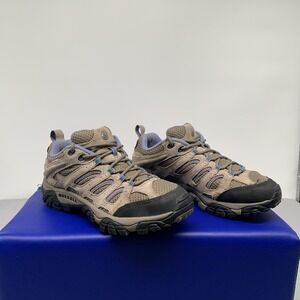 Merrell Moab 2 Ventilator Womens Grey Blue Hiking Shoes J57758 Vibram Size 8.5